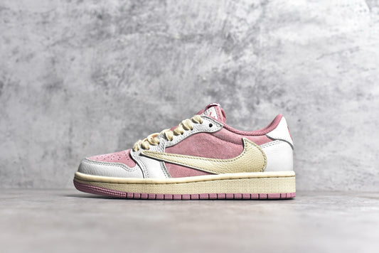 AJ1 Low Travis Scott Shy pink