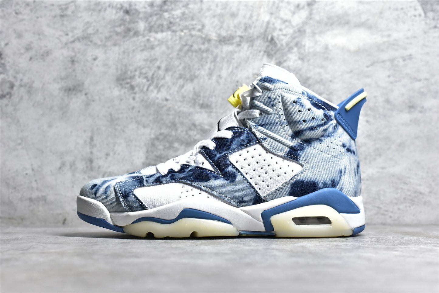 AJ6 Washed Denim