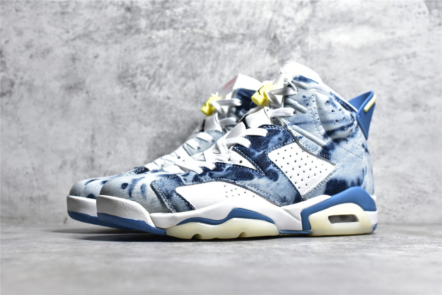 AJ6 Washed Denim