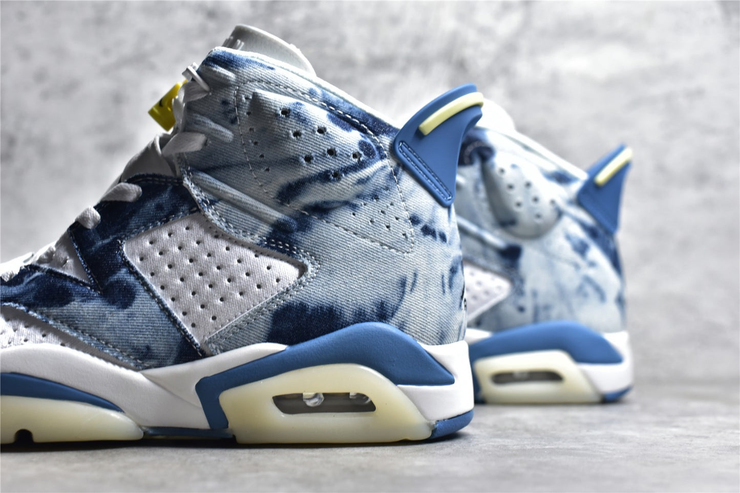 AJ6 Washed Denim