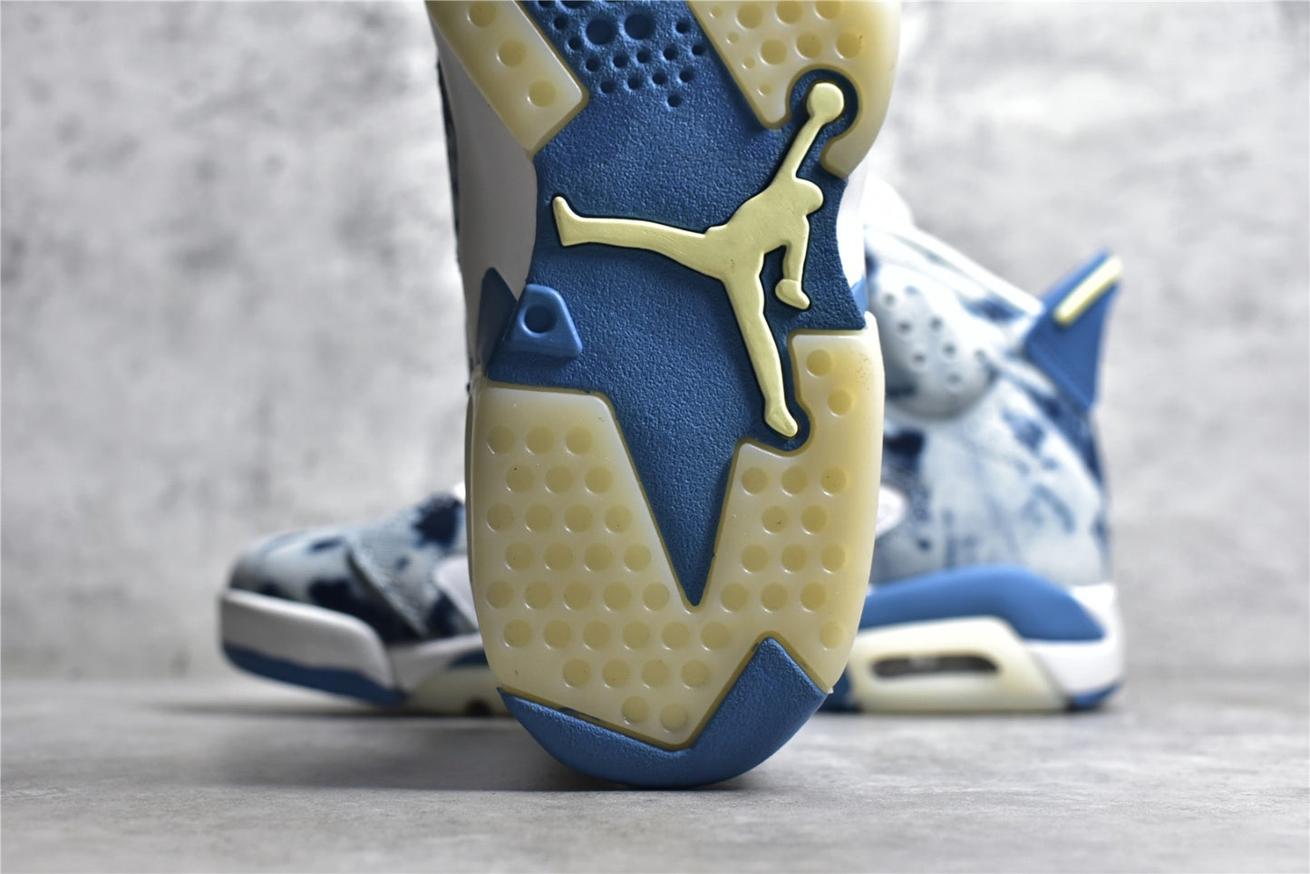 AJ6 Washed Denim