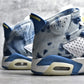 AJ6 Washed Denim