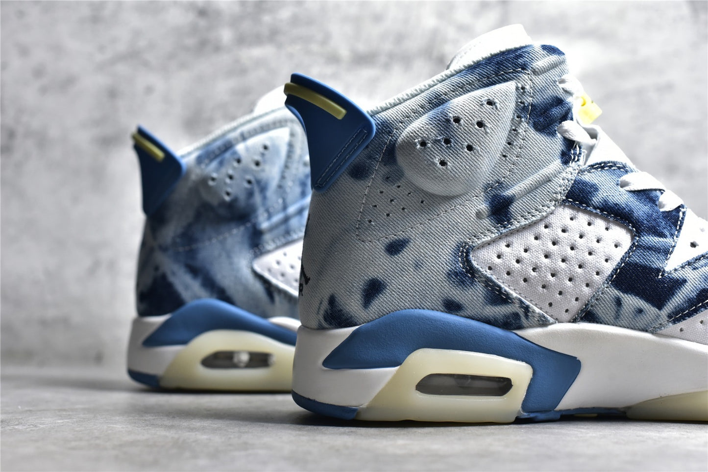 AJ6 Washed Denim