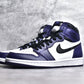 AJ1 Court Purple White