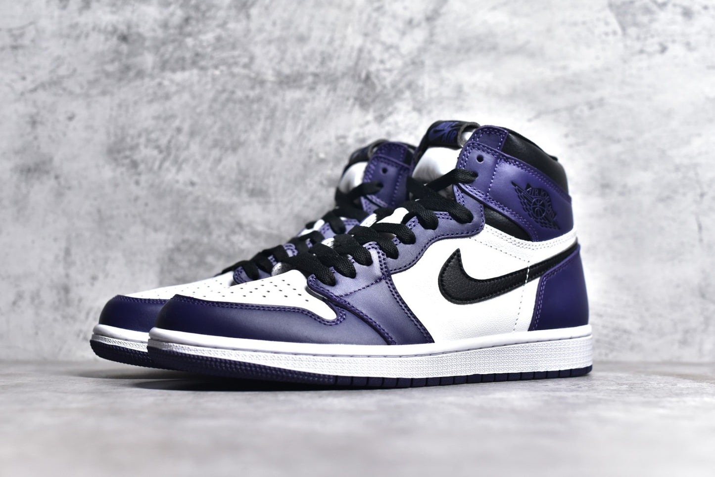 AJ1 Court Purple White