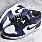 AJ1 Court Purple White