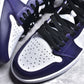 AJ1 Court Purple White