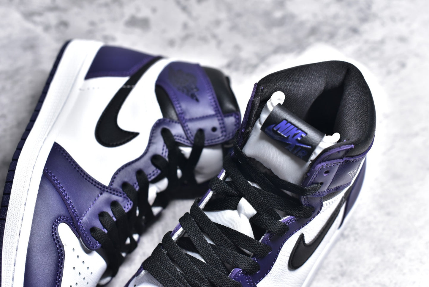 AJ1 Court Purple White