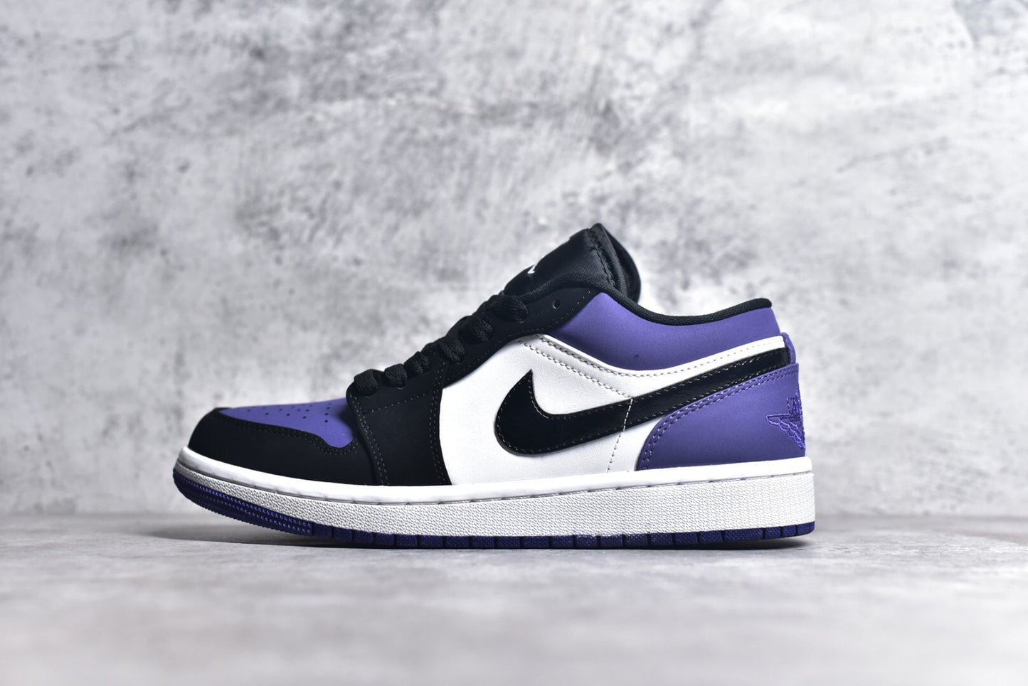 Jordan 1 Low Court Purple White