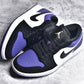 Jordan 1 Low Court Purple White