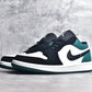 Jordan 1 Low White Black Mystic Green