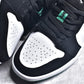 Jordan 1 Low White Black Mystic Green