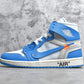 AJ 1 Retro High O-W University Blue