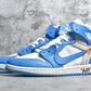 AJ 1 Retro High O-W University Blue