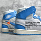 AJ 1 Retro High O-W University Blue