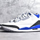 AJ 3 Retro Racer Blue