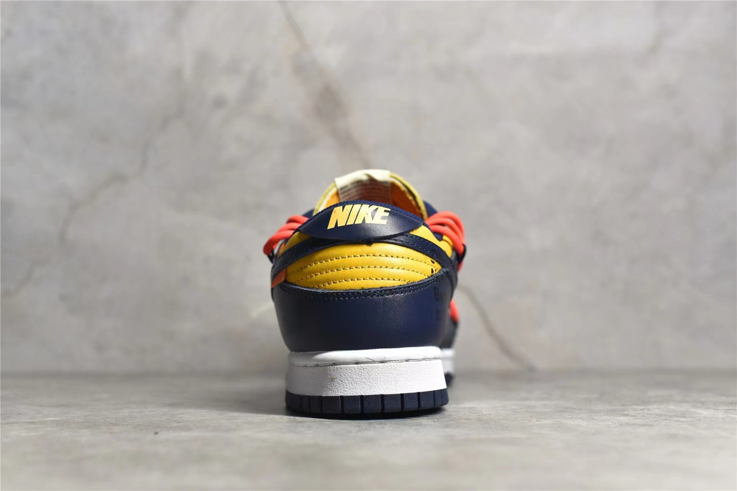 Dunk Low OW Gold Midnight Navy