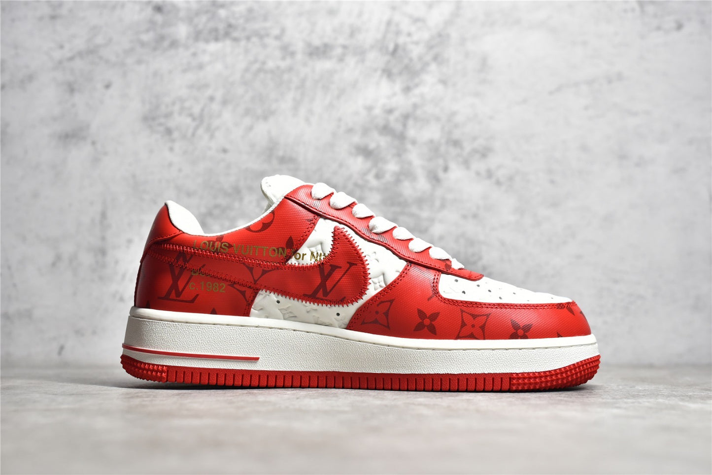 AF1 LV White Red