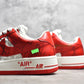 AF1 LV White Red